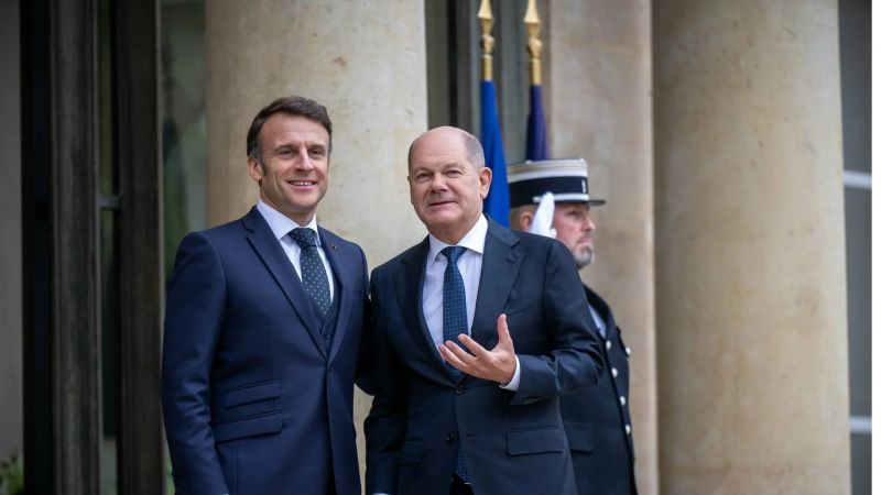 Photo #1 - Europe - Otta Nottathil - scholz_meets_macron_paris_jan_22_2025