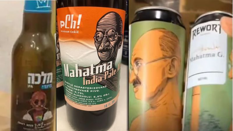 Photo #1 - India - Otta Nottathil - malayalee_gets_gandhi_photos_removes_from_beer_cans